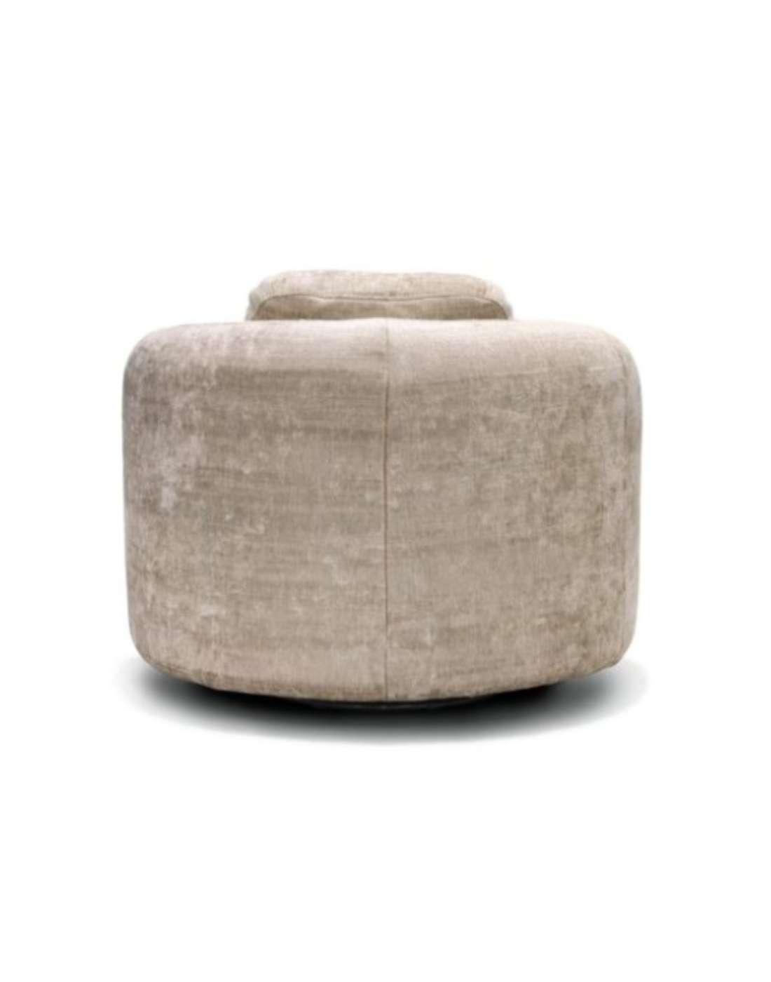 fauteuil bali beige de dos