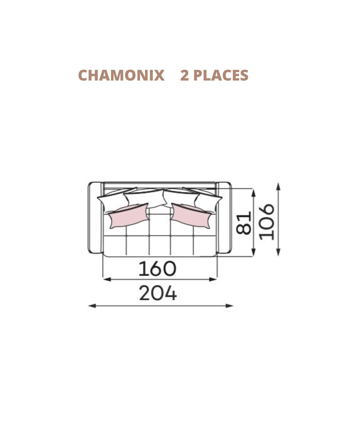 chamonix 2 places
