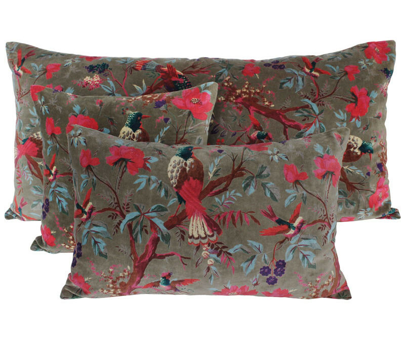 Coussin Birdy 45x45 cm - Tabac