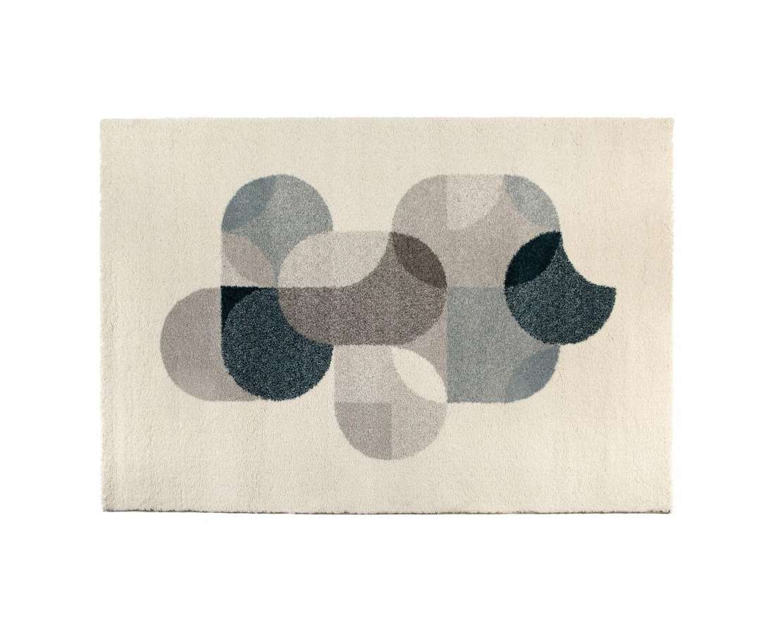 Tapis Aina vue du dessus Paon