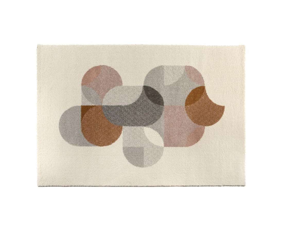 Tapis Aina vue du dessus bronze
