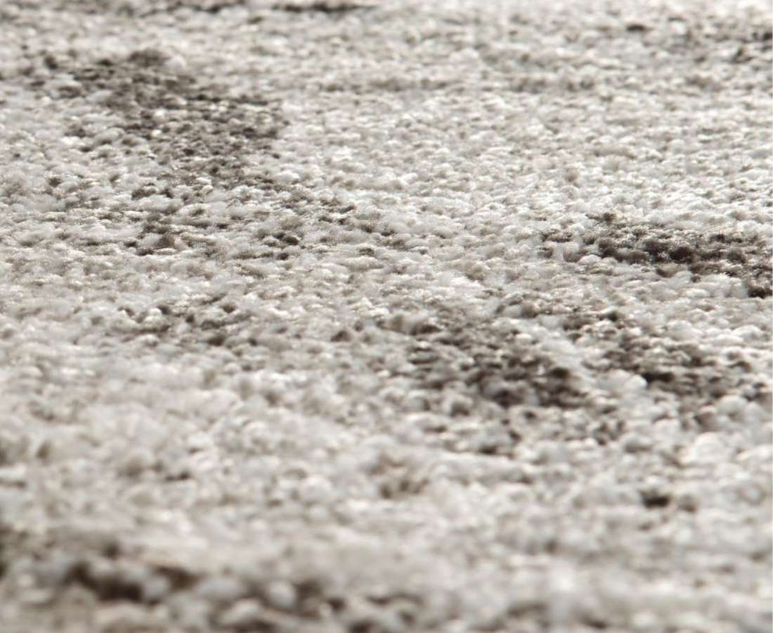 Tapis Kanoa vue de près perle