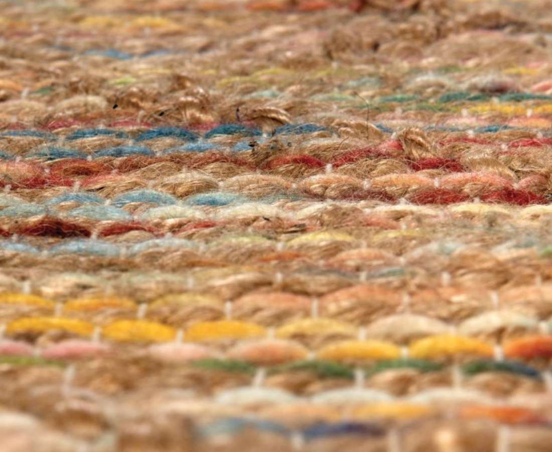 Tapis Keamu vue de près multicolor
