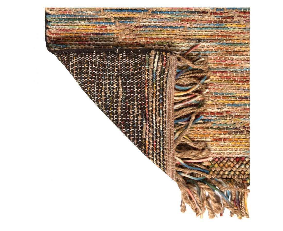 Tapis Keamu vue du coin multicolor