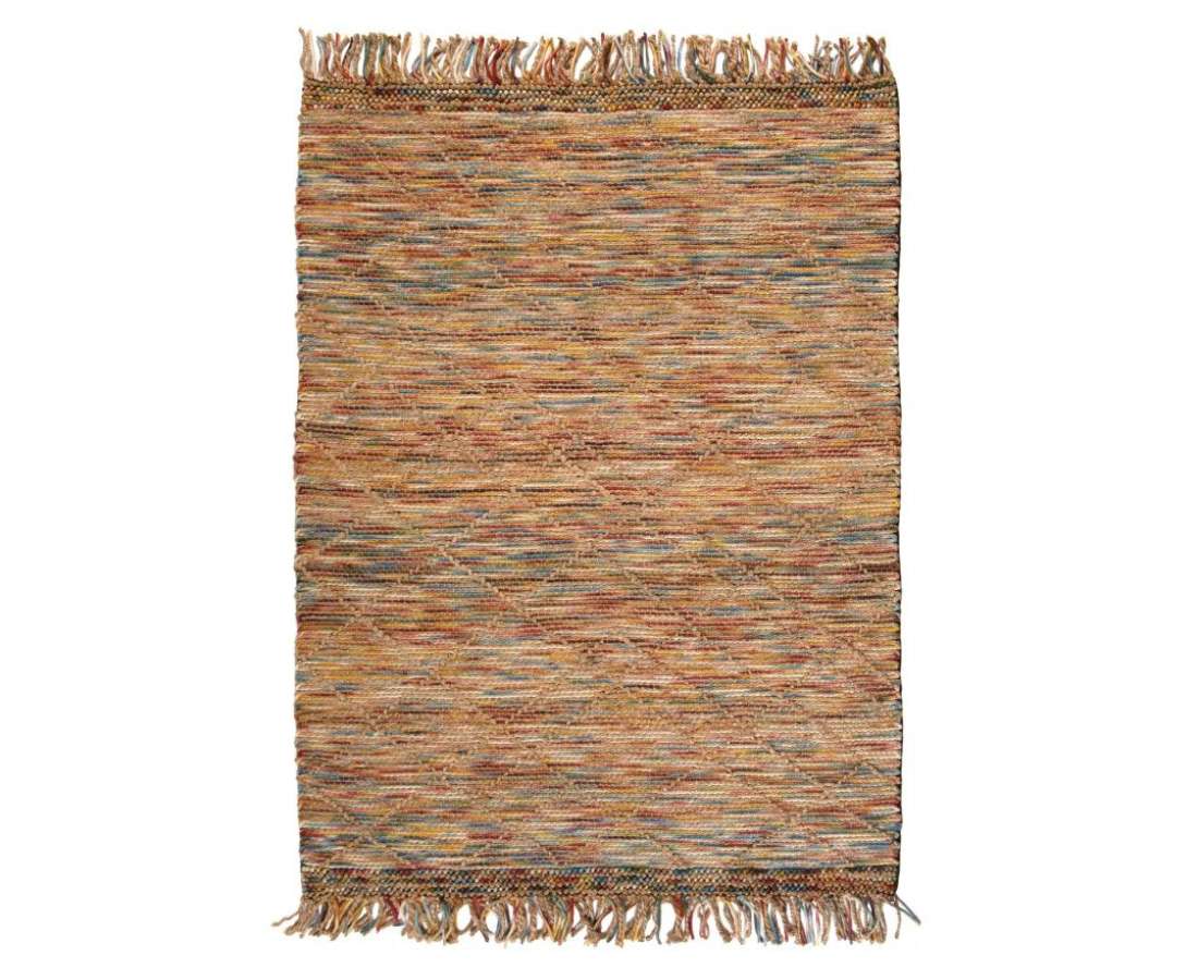 Tapis Keamu vue du dessus multicolor