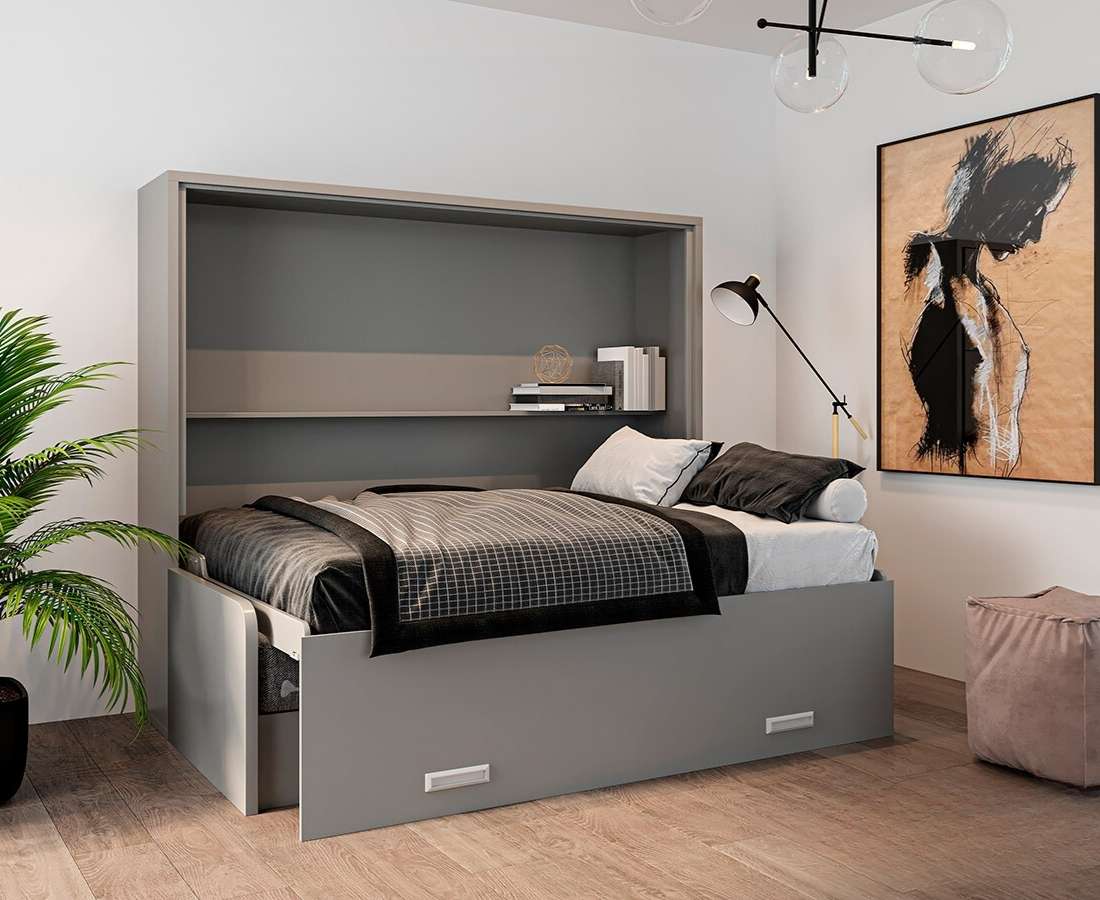 BORA SOFA ouvert gris