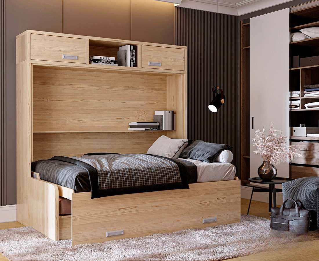 BORA SOFA ouvert miel