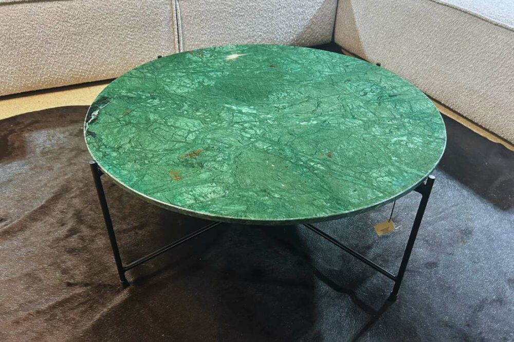 Table basse marbre vert GM