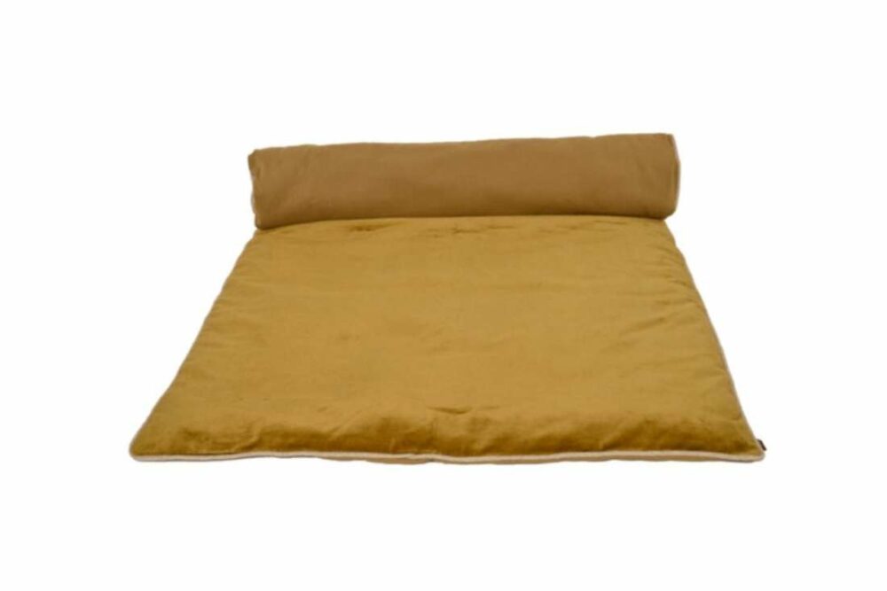 Housse d'édredon- velour new dehli gold