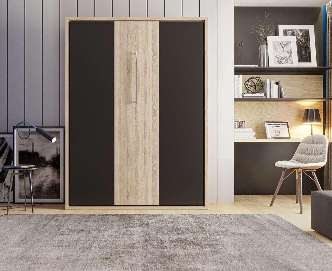 khan 3 fermé beige et noir