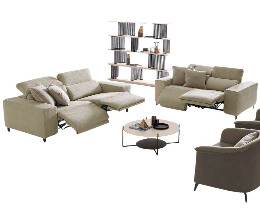 SEBASTIAN beige situation fond blanc